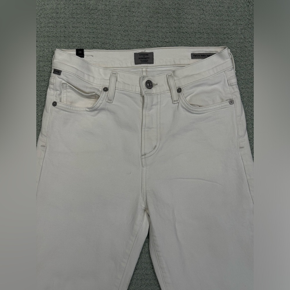 Citizens of Humanity Harlow Ankle High Rise Slim Size 26 (Flaws)